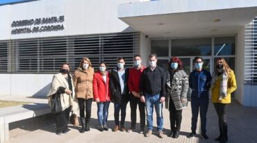 Directivos del hospital. Gentileza.