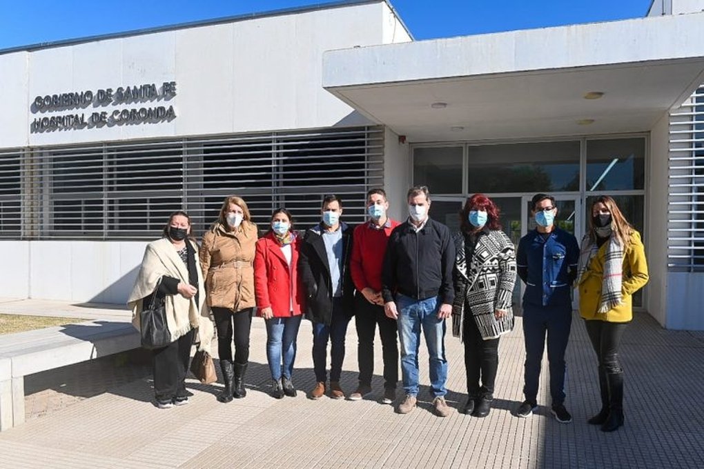 Directivos del hospital. Gentileza.
