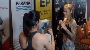 La villaguayense Débora Dionicius será una de las animadoras de la velada. La Gurisa se enfrentará con la rosarina Lilian Silva. FOTO: Víctor Ludi