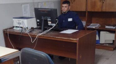 Matías Q. en el inicio de la audiencia imputativa vía zomm que debió interrumpirse el viernes 9 de septiembre
