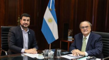 El diputado Cleri se reunió con Ignacio De Mendiguren. Gentileza.
