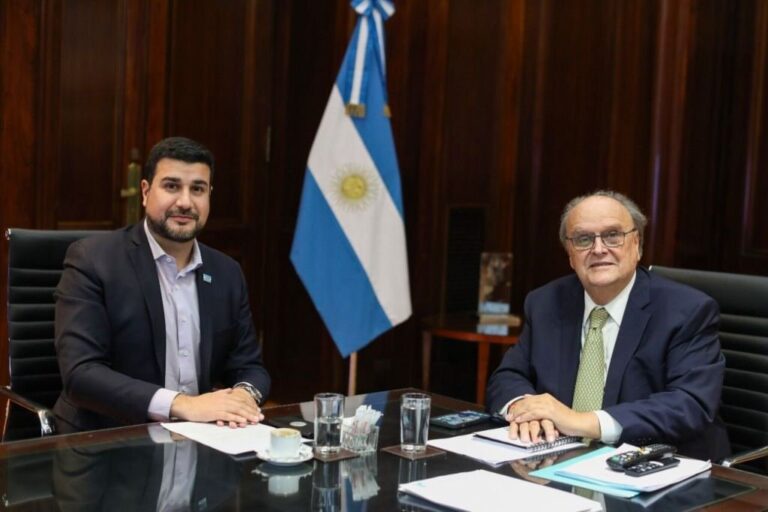 El diputado Cleri se reunió con Ignacio De Mendiguren. Gentileza.