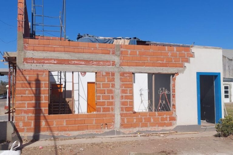 El inmueble se comenzó a reparar. Gentileza.