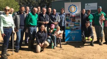 La delegación santafesina en Australia. Gentileza: prensa Gobierno de Santa Fe.