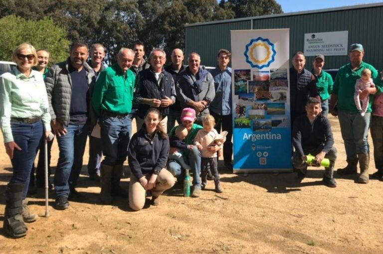 La delegación santafesina en Australia. Gentileza: prensa Gobierno de Santa Fe.