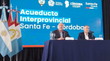 Esfuerzo conjunto. Perotti y Schiaretti presentaron el llamado a licitación para la obra que