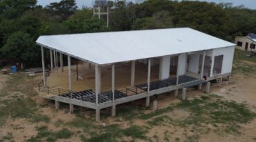 El "Complejo Gente del Agua" podrá reunir a más de 100 personas en el salón comedor y contará con un área semicubierta