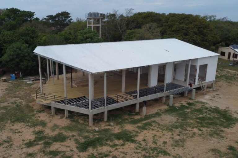 El "Complejo Gente del Agua" podrá reunir a más de 100 personas en el salón comedor y contará con un área semicubierta