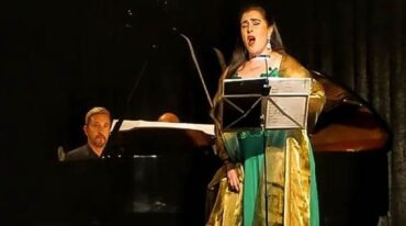 Ezequiel Spucches junto a la soprano Marina Silva