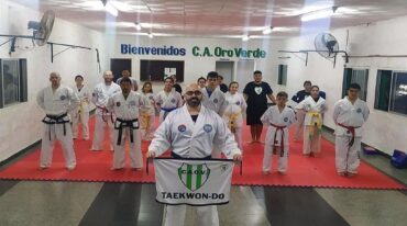 El Dojo Robles Guerrero del Club Atlético Oro Verde fue el organizador del encuentro infantojuvenil.
