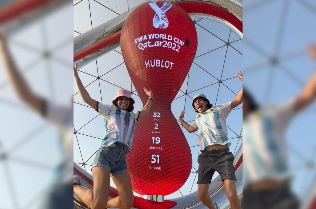 Ayelén y Santiago en la cuenta regresiva del inicio del Mundial