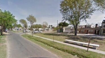 La zona del ataque armado en barrio Itatí que terminó en un nuevo homicidio. Google Street View.