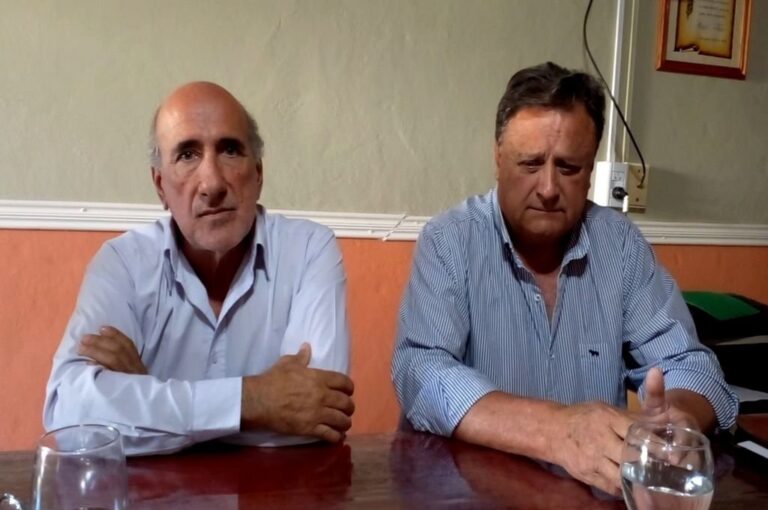 Pedro Olivetti junto a Horacio Jaime
