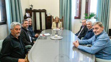 La vicegobernadora Laura Stratta