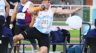 El joven lanzador entrerriano volvió a subirse al podio en una competencia internacional.