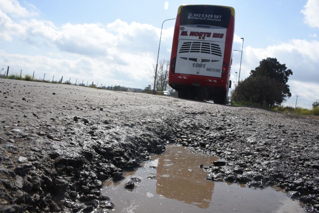 Es realmente preocupante el estado de la ruta nacional 11