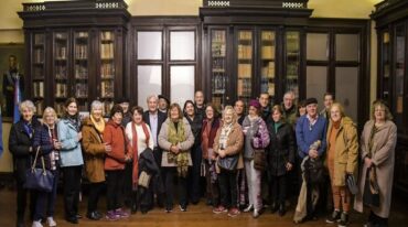 Integrantes de la Asociación Tradicionalista de la Bajada
