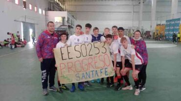 El plantel a cargo del profesor Cesar Cavalieri