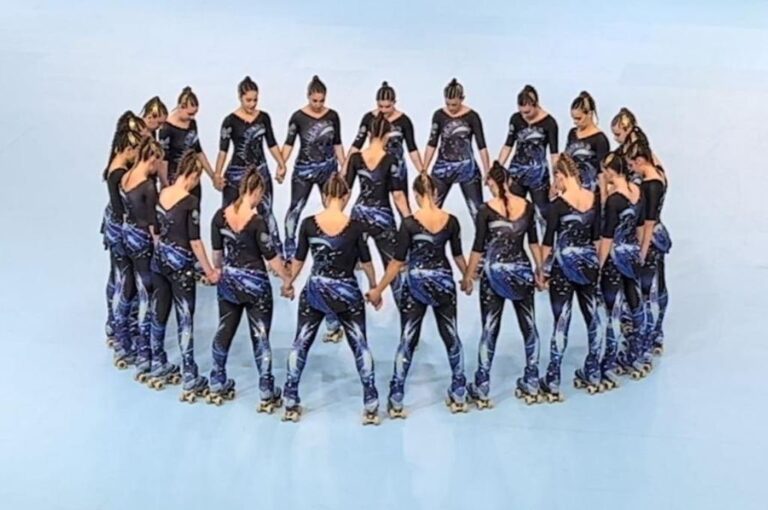 Las chicas del equipo de patín Millenium nuevamente campeonas del mundo. Gentileza.