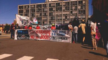 Integrantes del Movimiento de Trabajadores Excluidos (MTE)