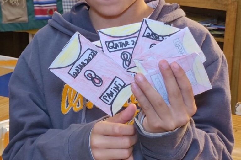Camilo es alumno de 5º grado de la Escuela Carlos Casado N°488 de Casilda. Gentileza.