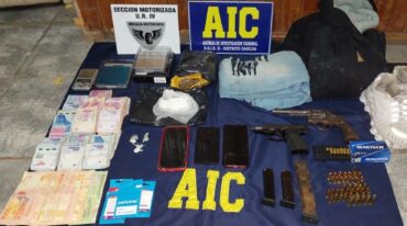 'El Paisa' era buscado por perpetrar balaceras en Casilda y en Rosario. Gentileza: prensa AIC.