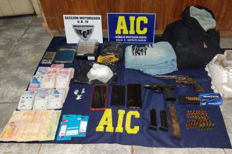 'El Paisa' era buscado por perpetrar balaceras en Casilda y en Rosario. Gentileza: prensa AIC.