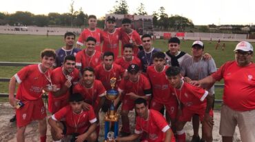 Huracán fue el campeón. Gentileza: prensa Huracán Villa Ocampo.
