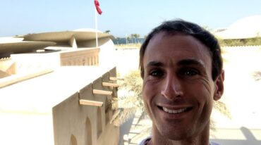 Alejandro Kolevich durante una visita al Museo Nacional de Catar. 'Fue un conjunto de experiencias muy lindas'