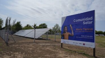 El gobierno provincial puso en marcha en la comuna de María Teresa la primera Comunidad Solar de Santa Fe. Gobierno de la Provincia