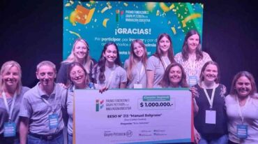 El reconocimiento se dio en el marco de la Feria de Proyectos Innovadores en Sustentabilidad realizada en el Complejo Metropolitano de Rosario. Gentileza