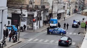 El incidente se produjo en Zeballos al 1400. Gentileza.