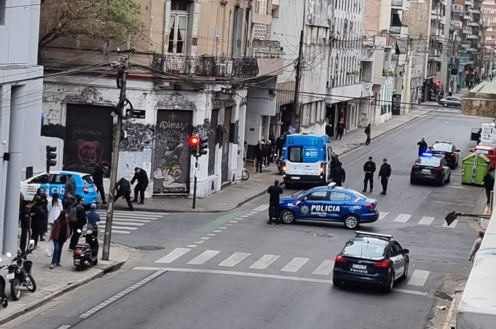 El incidente se produjo en Zeballos al 1400. Gentileza.