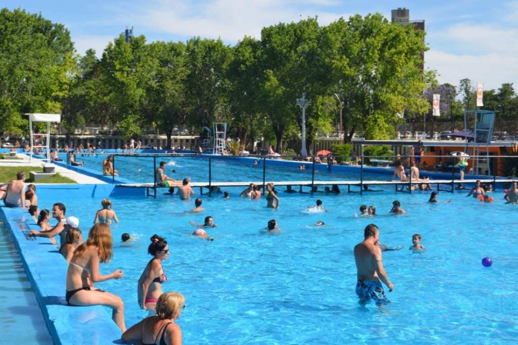 Se abrieron las piletas del parque Alem. Gentileza.