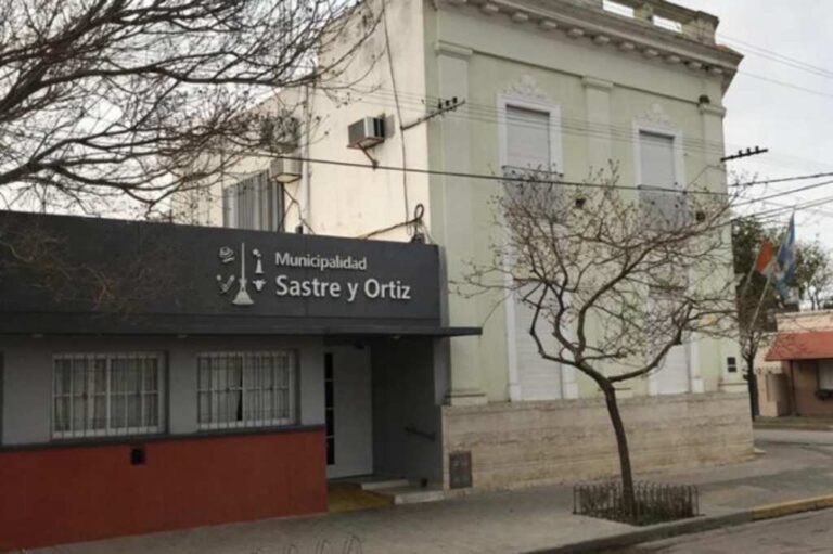 La sede de la Municipalidad de Sastre. Archivo.
