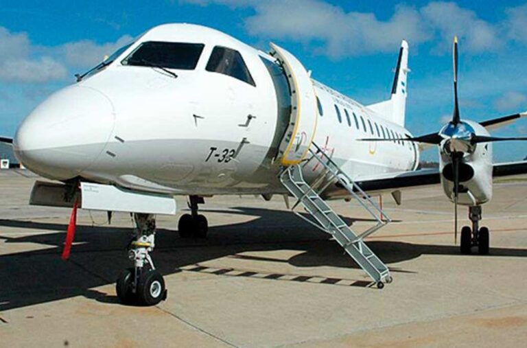 La línea aérea del Estado pica en punta para el regreso de los vuelos a Reconquista. Gentileza.