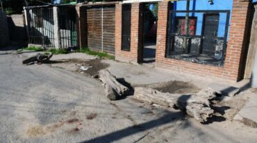 La balacera se produjo en Cepeda al 3600. Marcelo Manera.