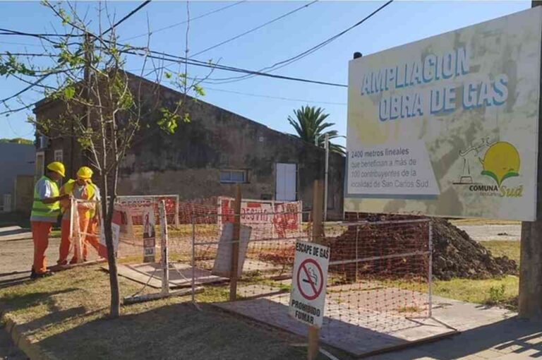 Se trata de más de 2000 metros lineales de cañería que benefician a 120 nuevos vecinos. Gentileza