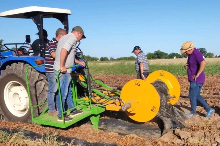 La enrolladora permitirá reciclar las 85 toneladas por año de mulching
