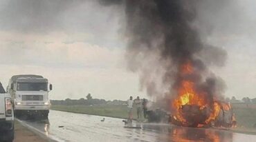Debido al siniestro vial