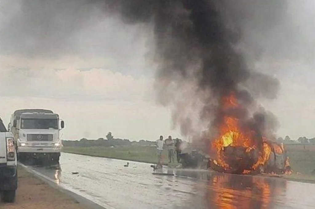 Debido al siniestro vial