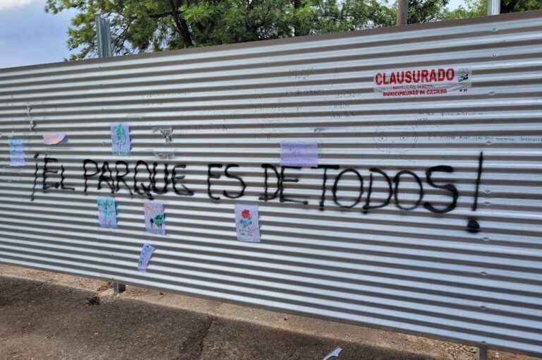 La Municipalidad clausuró la obra de tribunales por falta de documentación. Gentileza.