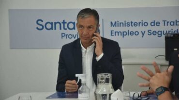 La paritaria docente se realizó en la sede del Ministerio de Trabajo. Flavio Raina.