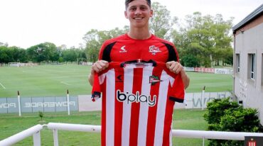 Juan Guasone ya luce los colores de Estudiantes. Prensa Estudiantes