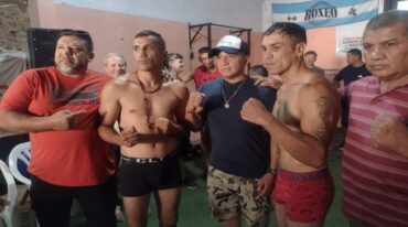 Dimas Garateguy y Sandro Solís cerrarán la temporada boxística en Paraná. Foto: Víctor Ludi
