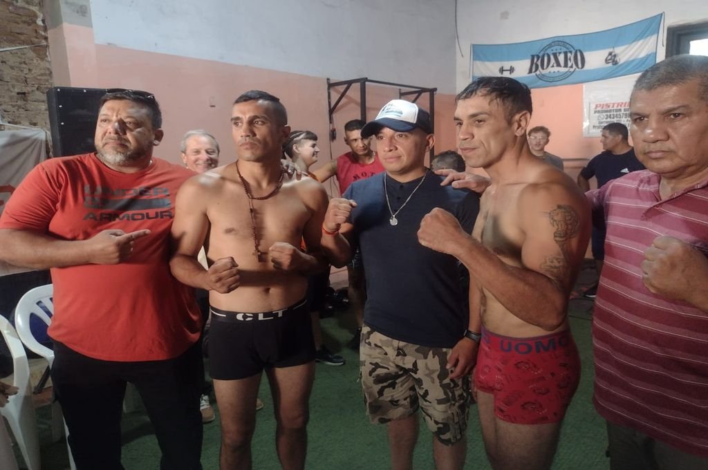 Dimas Garateguy y Sandro Solís cerrarán la temporada boxística en Paraná. Foto: Víctor Ludi