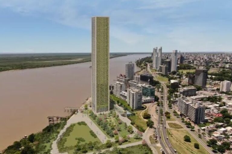 Proyectan que la torre contenga en sus primeras plantas oficinas corporativas y en los 40 pisos restantes habrá viviendas de distintos tamaños. Gentileza