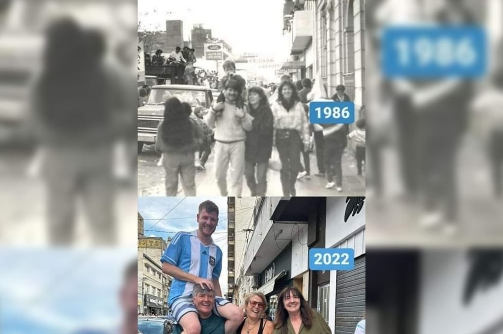 Un foto y un recuerdo imborrable. Gentileza