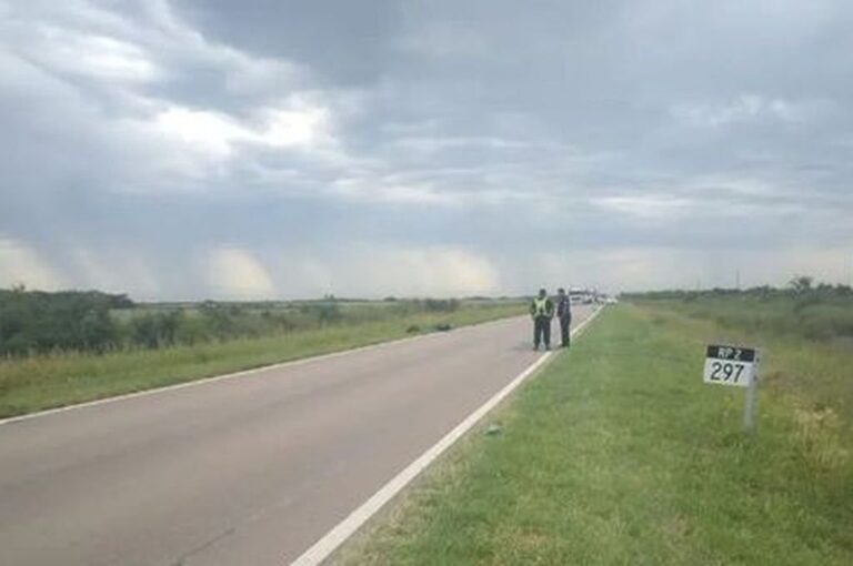 El lugar del accidente.