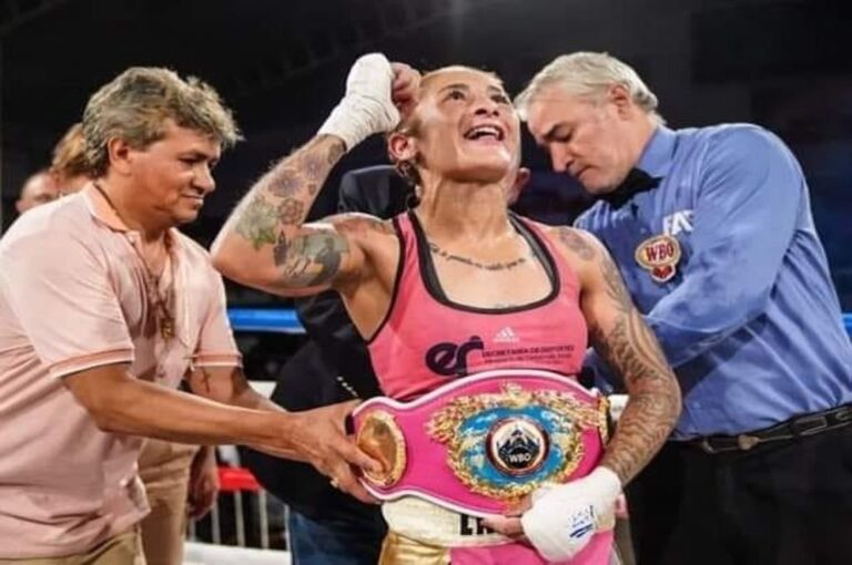 Débora Dionicius se presentó con una impecable preparación y realizó una pelea inteligente ante Marcela Acuña.